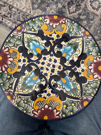 Mexican Talavera pottery plate 1