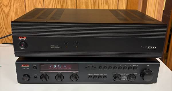 Adcom Preamp And Amplifier 1