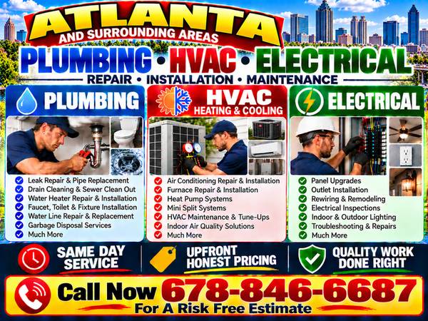 👉AFFORDABLE | PLUMBER | AIR CONDITIONING-HVAC | REPAIR & INSTALLATION 1