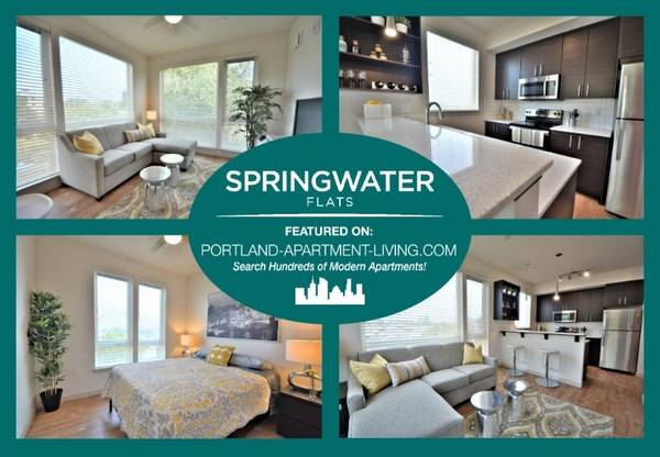 $1,395 / 1br - 🛋️ Sofá, ¡tan bueno! Acogedor departamento en Sellwood disponible ahora @Springwater Flats! (SE Portland, Sellwood, Moreland)63956354245123120