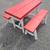 LOG CONSTRUCTED TABLE AND BENCHES VERY CUTE $60 (CHEBOYGAN) 3 thumbnail