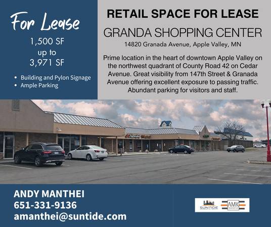 Great Retail/Storefront/Showroom Space for Lease - CR 42 and Cedar Ave 1