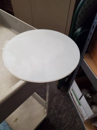 flat glass disk light fixture 9 inch round 1