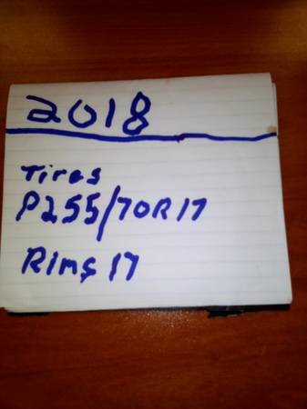 I need a RIM 255/70R17 for 2018 Silverado 1