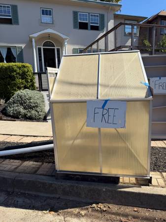 Mini Greenhouse, bookcases, chairs, etc....All Free 1