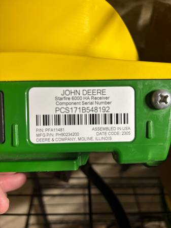 6000 JD receiver 1