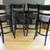 Set of 4 Crate and Barrel Wood Barstools, Used 4 thumbnail