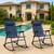 New Set of 2 Heavy Duty Patio Rocking Chair Chair Outdoor Folding Recliner Folda 1 thumbnail