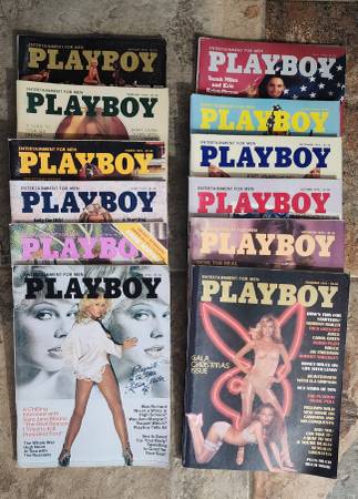 RARE COMPLETE SET 76/77 PLAYBOYS 1