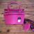 HOT PINK Karl Lagerfeld Designer Handbag with Removal Strap NWT 4 thumbnail