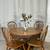 Solid Oak Kitchen Dining Table & 4 Windsor Chairs PERFECT FOR APARTMEN 13 thumbnail