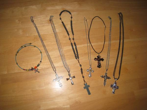 Unique & Beautiful Necklaces with Striking Cross Charms - 8 Available! 1