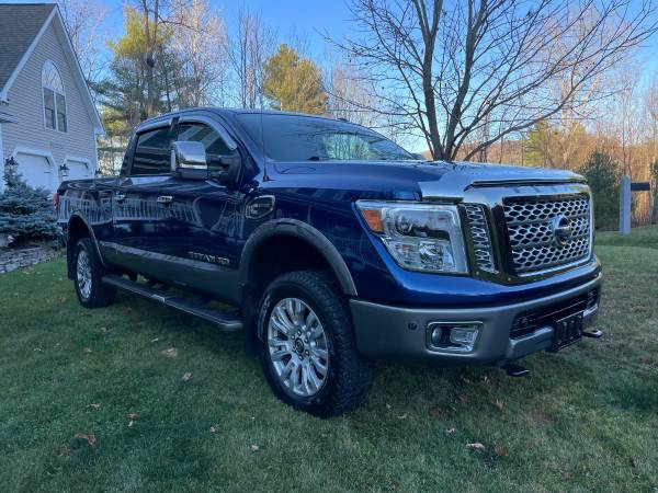Nissan Titan XD Cummins Diesel Platinum Reserve 4x4 100% Serviced 79k - $29,500 (Barre Town, VT)63622620257665123