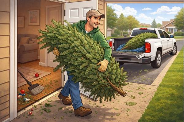 CHRISTMAS DECORATION REMOVAL 1