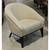 Curved Back Boucle Accent Chair - Beige 2 thumbnail