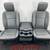 2012 - 2022 Dodge Ram GRAY Vinyl Front Bucket Seats Seat 1 thumbnail