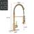 HIOKAY Single Handle Kitchen Sink Faucet with Pull Out faucet 5 thumbnail