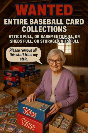 Attic or Basement Full Of Baseball Cards? 1