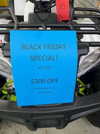 BLACK FRIDAY SPECIALS - atvs, utvs, snowmobiles - by dealer