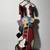 Wooden candy cane sleigh with snowman Christmas decor wall hanging 1 thumbnail