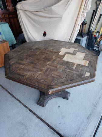 Octaganal table 1