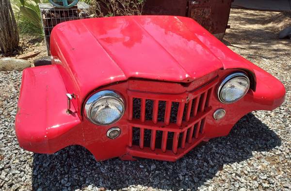 Willys Jeep Front Clip Truck Wagon Overland Desk Mancave Bar Showroom 1