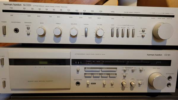 Harman Kardon Receiver & Cassette & Infinity Speakers 1