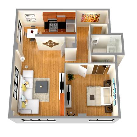 1 BEROOM SUITE  WEST OF DENMAN 1