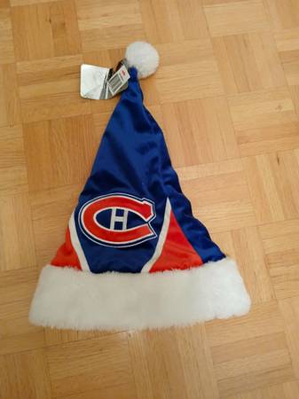 Montreal Canadiens Christmas Santa Hat Forever Collectibles 1