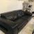 Modern Black Leather Couch 2 thumbnail