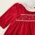 Baby Girl Christmas Holiday Dress and Bib, 9 Months 2 thumbnail