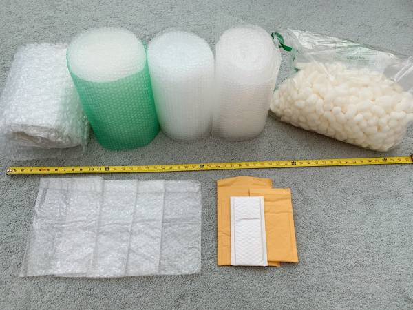 Bubble wrap and packing peanuts 1