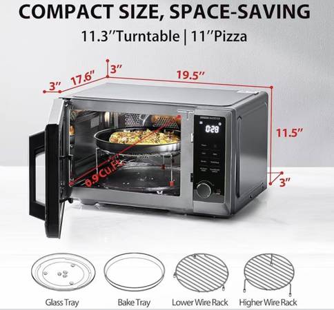 TOSHIBA Inverter Countertop Microwave Oven Air Fryer Combo 1