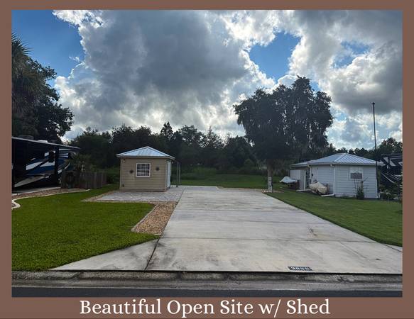 $1,035 Gorgeous RV/5th Wheel Site, ACROSS from clubhouse! Silver Springs, FL (Ocala)63768466347777121