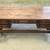 Vintage SPANISH REVIVAL Trestle Console Table Desk Sideboard 3 thumbnail