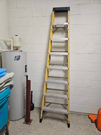 WERNER Green Bull 8' Step Ladder 1