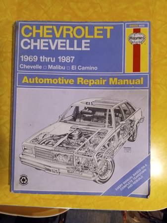 Chevrolet Repair Manual by Haynes 1