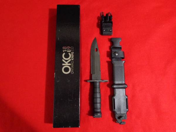 New In Box Ontario M-9 Bayonet In Black 1