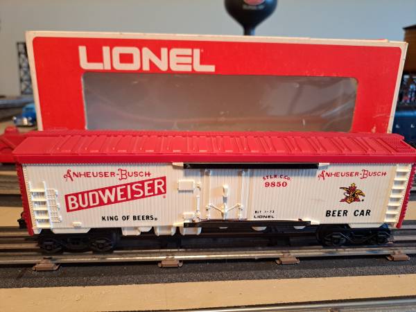Lionel 9850 Budweiser Reefer Car 1