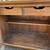 Vintage Gothic look oak bar / server credenza B7 13 thumbnail