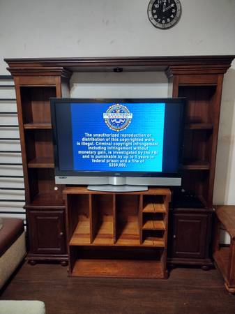 Tv and furniture to hold it 1