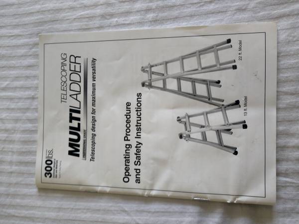 Manual for Werner Telescoping Multiladders 1