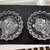 2 Indiana Clear Glass AMERICAN Cube WHITEHALL 3 Footed  Candle Holders 2 thumbnail