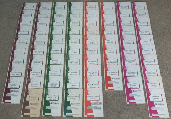 DeVry Technical Institute Electronic Technician course booklets 1