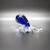 Murano Vintage Hand Blown Blue Cobalt Octopus Paper Weight - (Hend.) 2 thumbnail