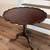 Carved Mahogany Chippendale Style Pie Crust Clawfeet Antique Pedestal End Table 1 thumbnail