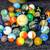 Vintage antique lot of 40 glass toy collector marbles 1 thumbnail