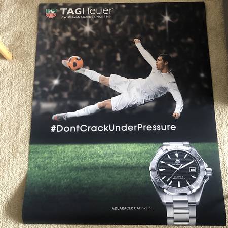 TAG Heuer Aquaracer Calibre 5 PVC Promotional Poster 1