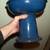 PLANT STAND Garden POT HOLDER Heavy Blue Glazed Ceramic Decoration 6 thumbnail