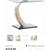Elegant Modern Stainless Steel Glass Coffee Table 4 thumbnail